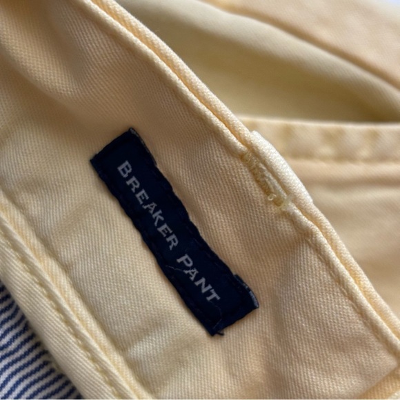 Vineyard Vines Men’s Slim Straight Stretch Breaker Pants Lemon Drop 30x32 New - Picture 7 of 9